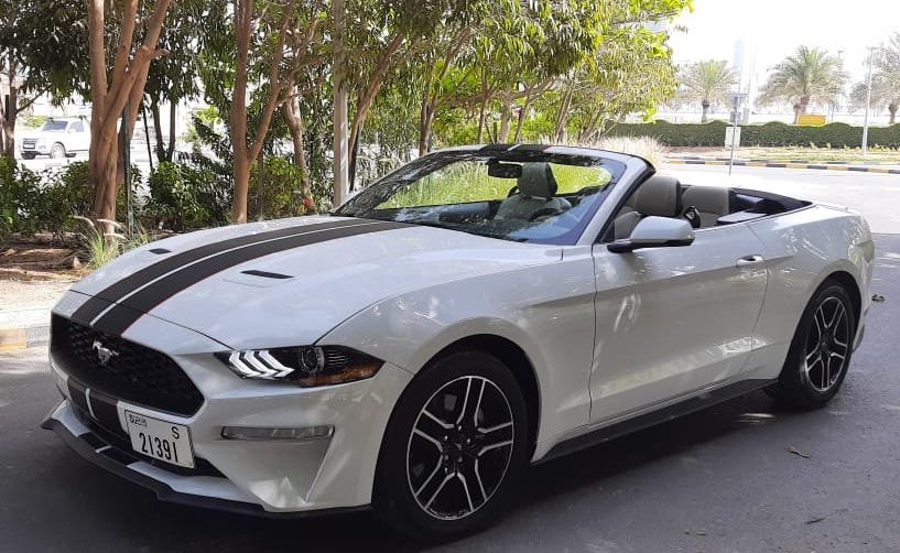 استئجار Ford Mustang Convertible فى دبي
