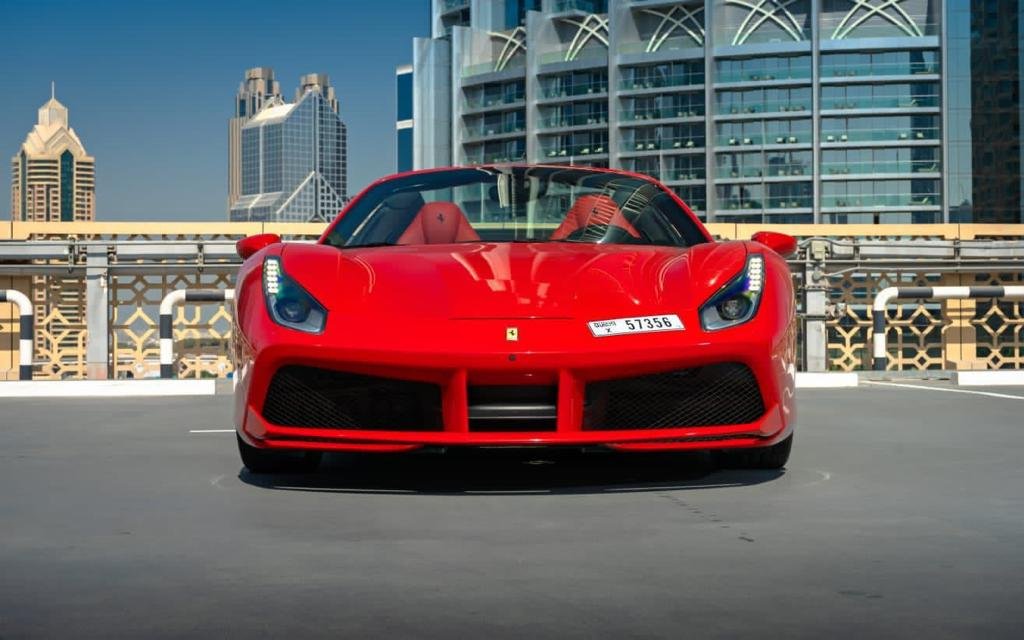 استئجار Ferrari 488 Spider فى دبي