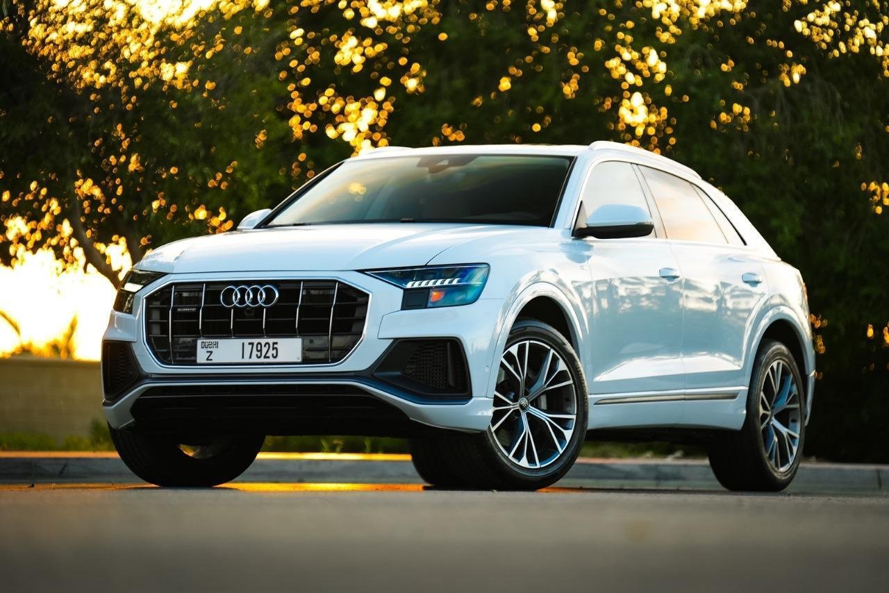 استئجار Audi Q8 S Line White فى دبي