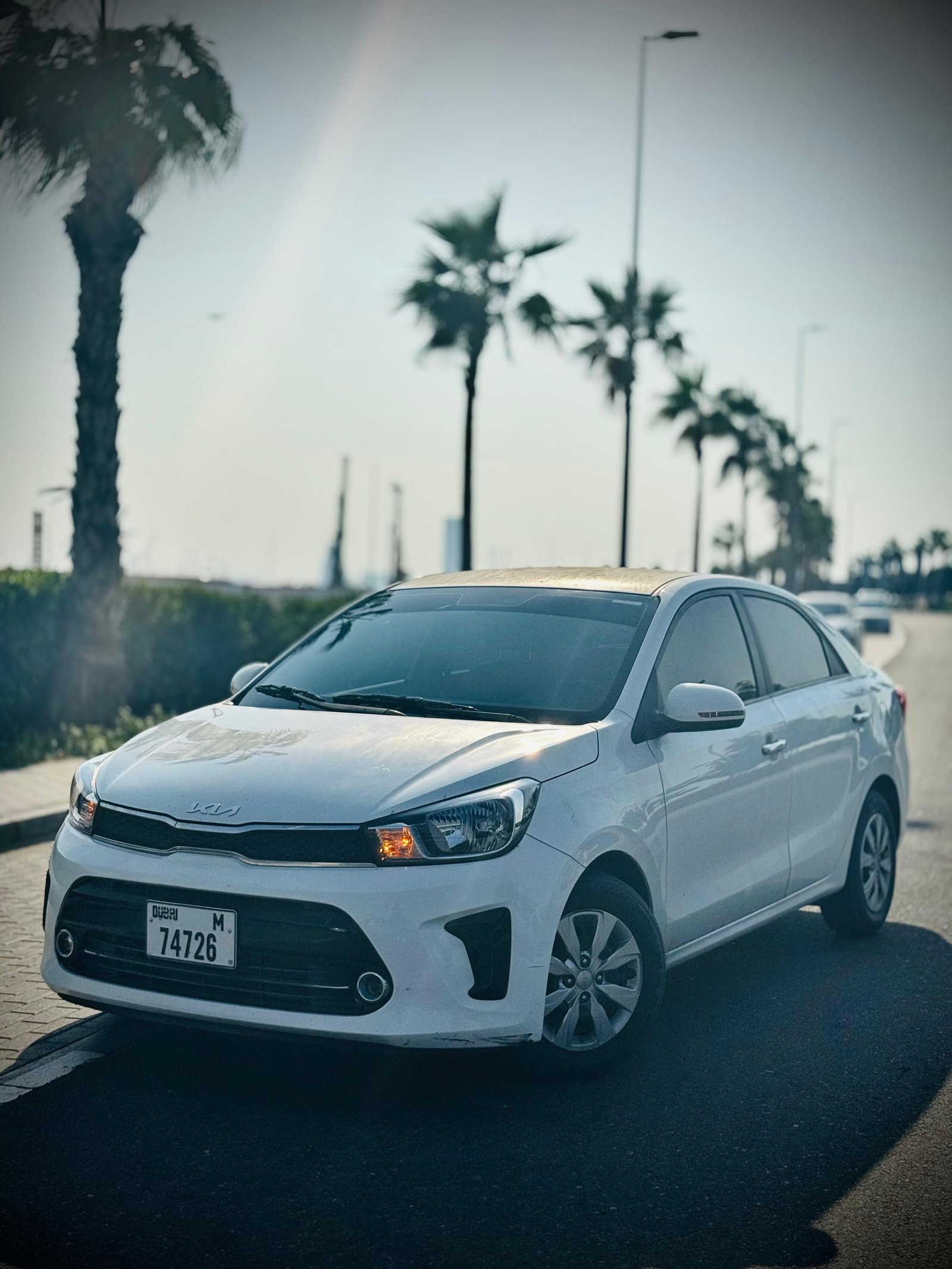 hire KIA PEGAS in dubai