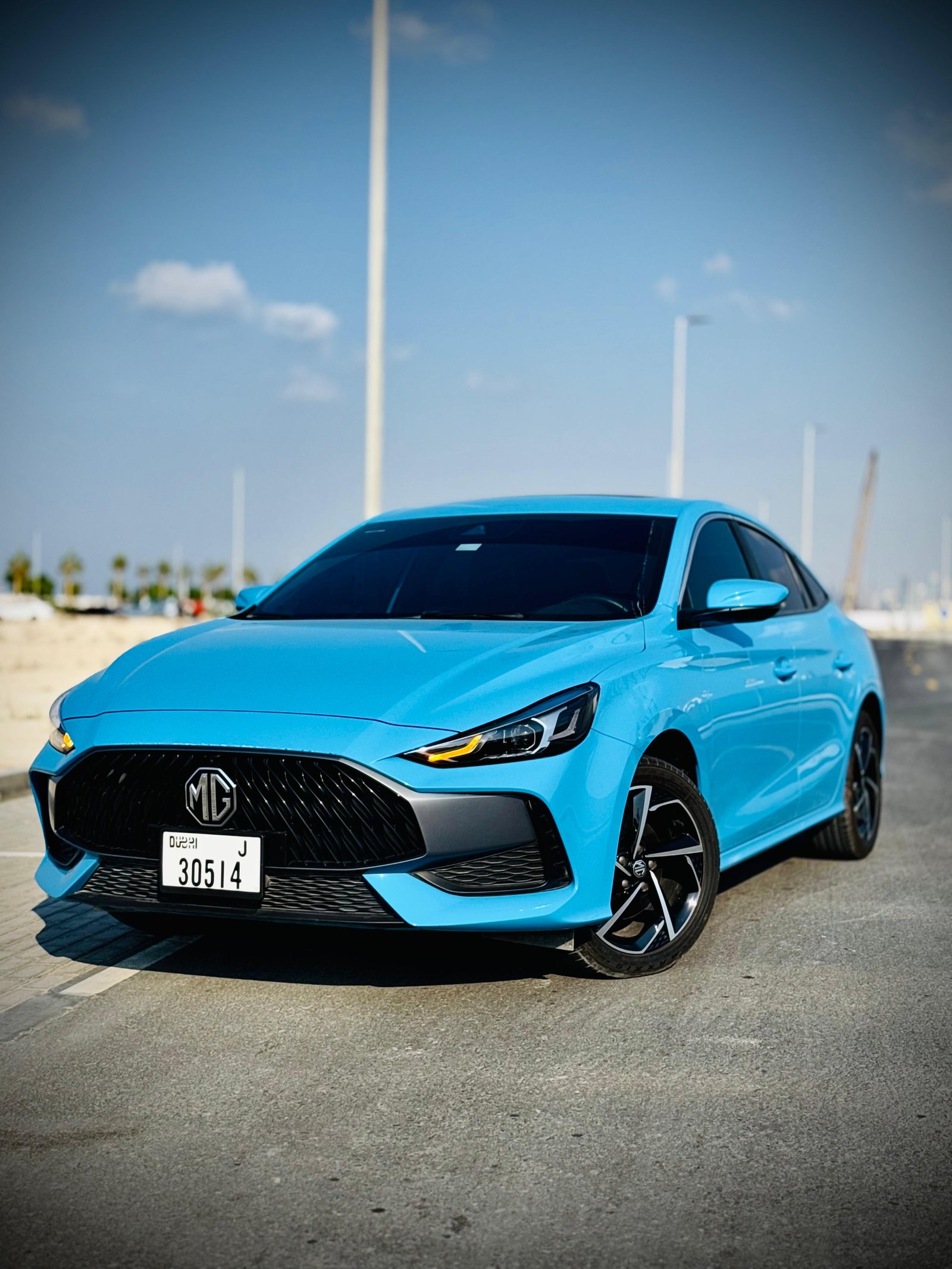 hire MG GT 2024 in dubai
